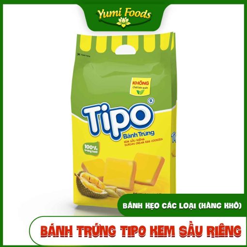 Bánh Trứng Tipo, Kem Sầu Riêng, yumifoods