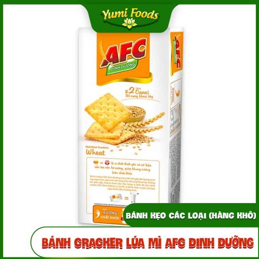 Bánh Cracker, Lúa Mì AFC, Dinh Dưỡng, 200g, yumifoods