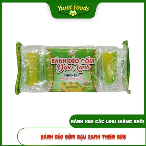Bánh Dẻo Cốm Đậu Xanh, Thiên Đức, 200g, YUMIFOODS