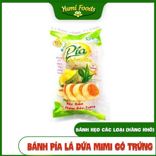Bánh Pía Mini, Lá Dứa, Hải Sơn, Có Trứng, 130g, yumifoods