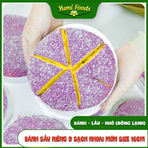 Bánh Sầu Riêng, 9 Sạch, Khoai Môn, Size 16cm (600g)