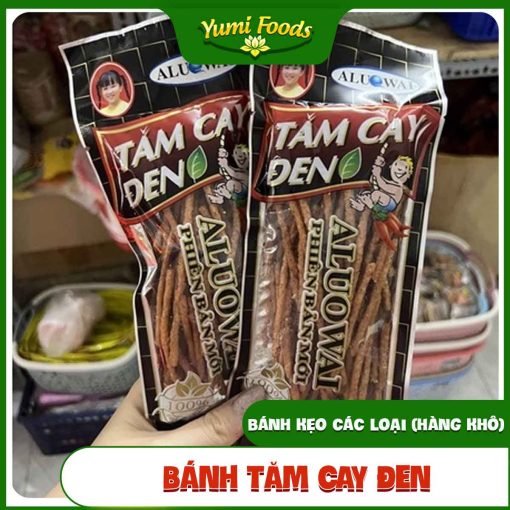 Bánh Tăm Cay Đen, 25g, yumifoods
