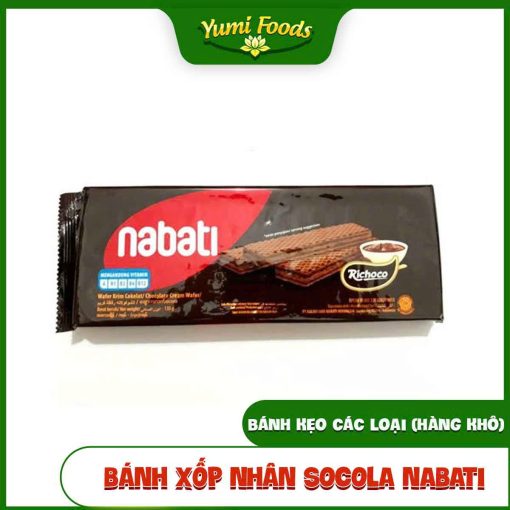 Bánh Xốp Nhân Socola, Nabati, 100g, yumifoods
