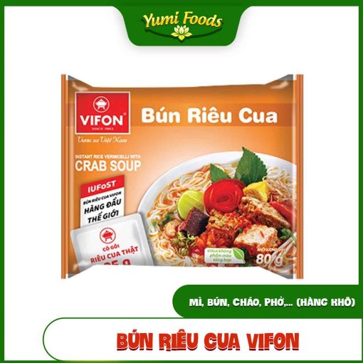 bún riêu cua, vifon, yumifoods