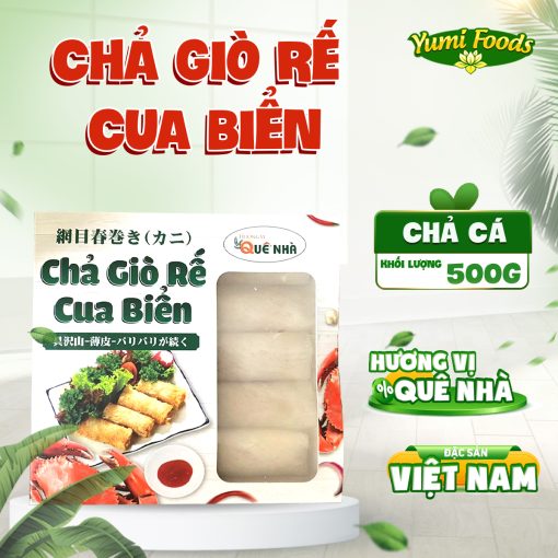 chả giò rế cua biển, yumifoods