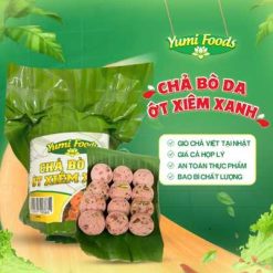 GIÒ CHẢ YUMIFOODS - chả bò ớt xiêm xanh