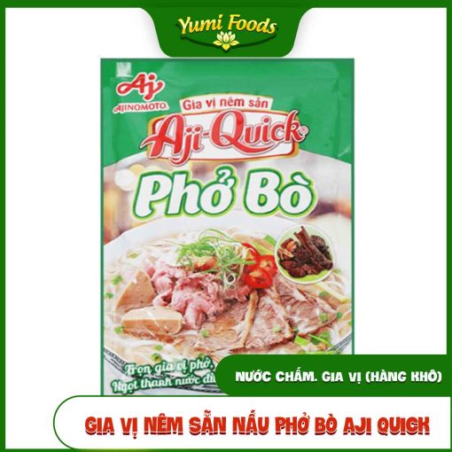 Gia Vị Nêm Sẵn, Nấu Phở Bò, Aji Quick, 57g, yumifoods