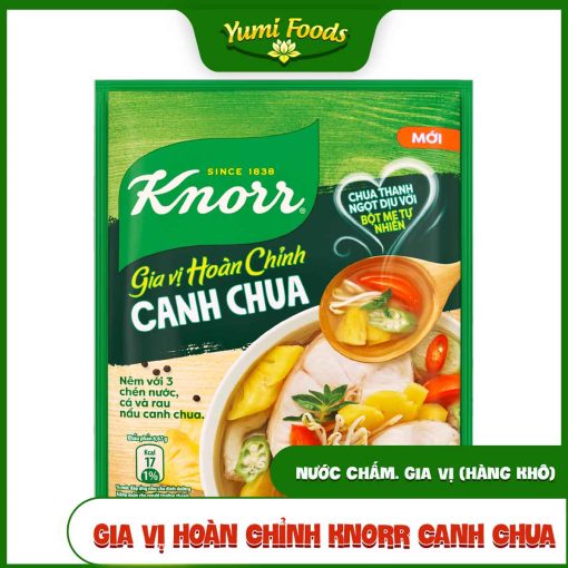 Gia vị, Hoàn Chỉnh, Knorr, Canh Chua, 30g, yumifoods