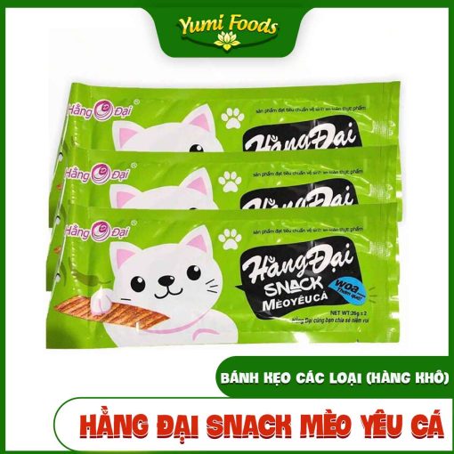 Hằng Đại, Snack, Mèo Yêu Cá, 26g, yumifoods