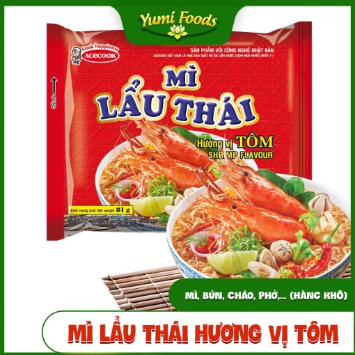 Mì Lẩu Thái, Hương Vị Tôm, yumifoods