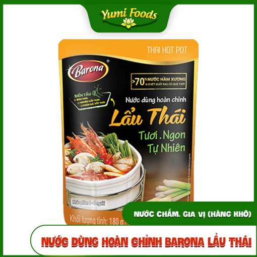 Nước Dùng, Hoàn Chỉnh, Barona, Lẩu Thái, 150g, yumifoods
