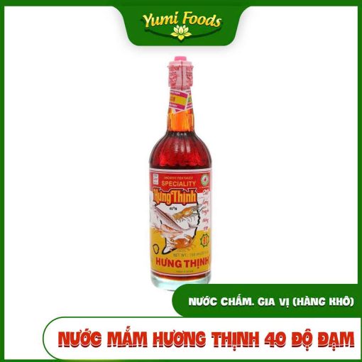 Nước Mắm, Cá Cơm, Hưng Thịnh, 40 Độ Đạm, 750ml, yumifoods