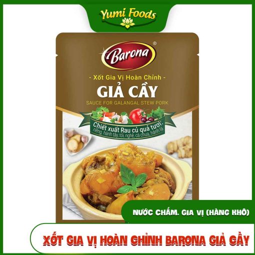 Xốt Gia Vị, Hoàn Chỉnh, Barona, Giả Cầy, 80g, yumifoods
