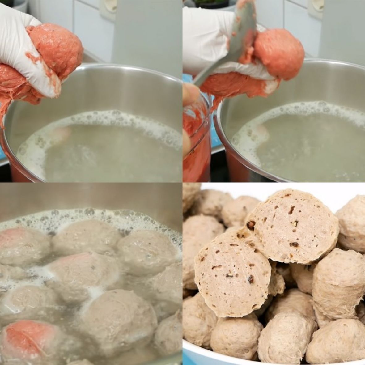 bò viên gân Nhật, cách làm bò viên gân tại Nhật, công thức bò viên gân Nhật, bò viên gân dai giòn Nhật, bò viên gân làm tại nhà Nhật