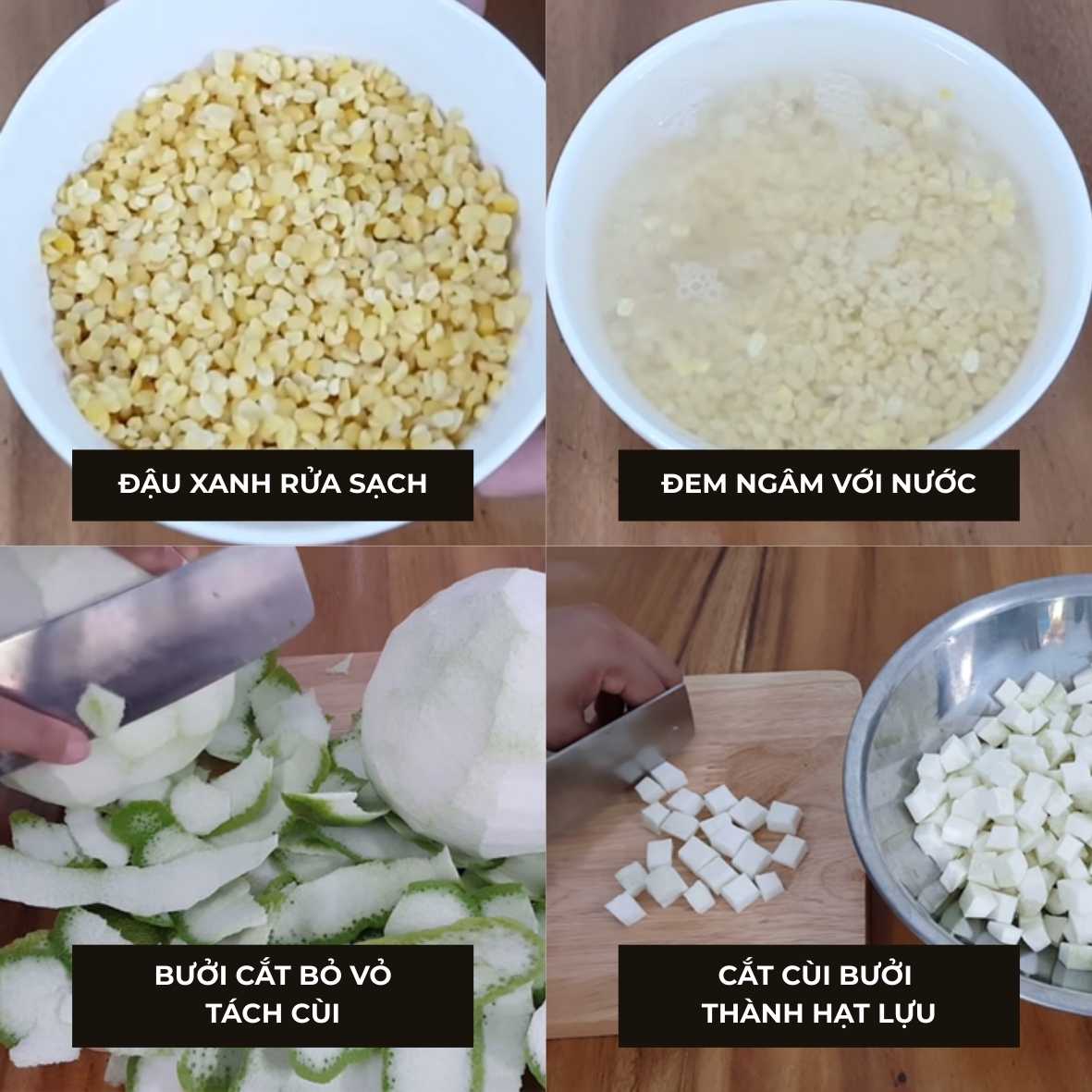 Chè Bưởi Đậu Xanh Giải Nhiệt_ Bí Quyết Nấu Thanh Mát Tại Nhật