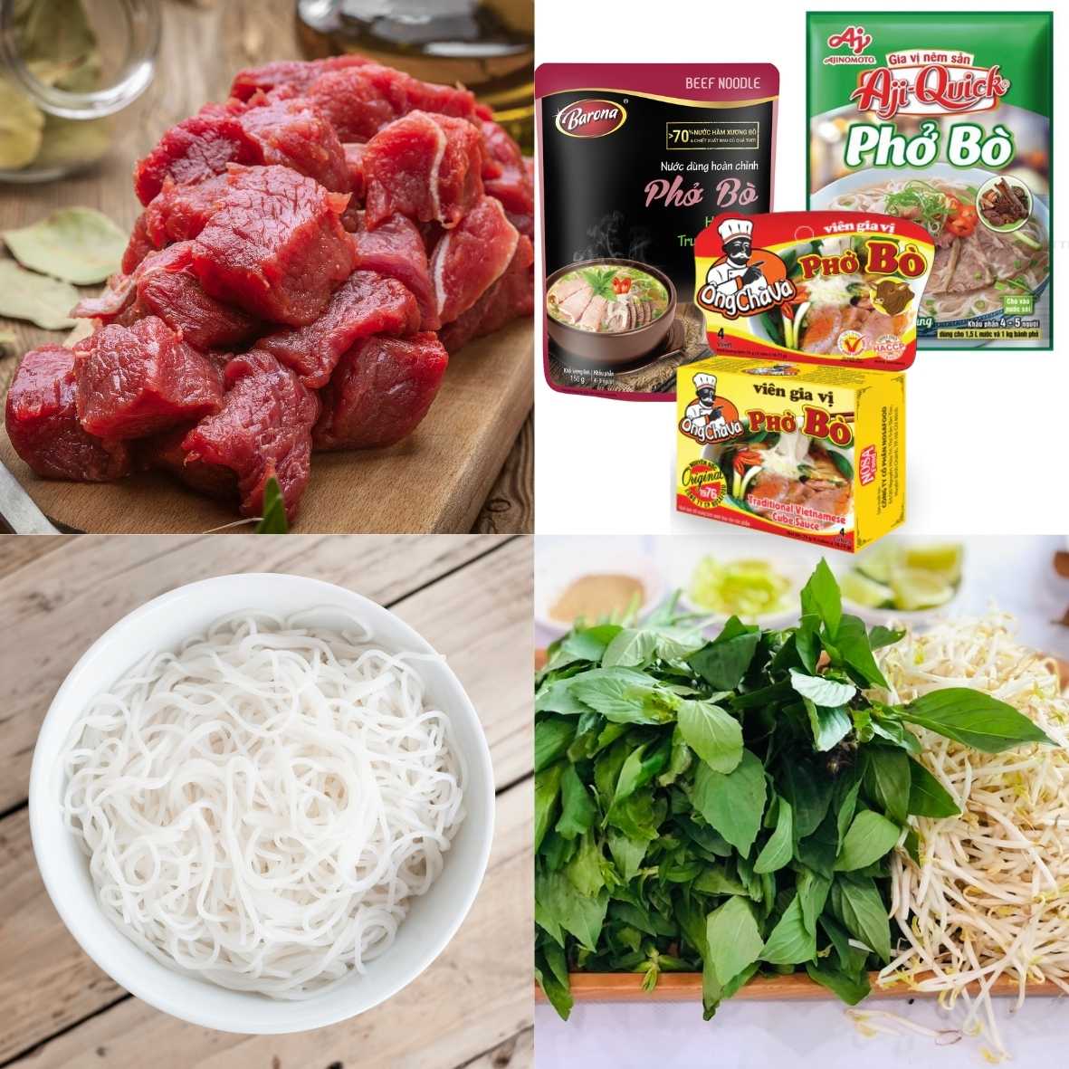 Cách nấu phở bò ngon đơn giản với gia vị làm sẵn ở Nhật