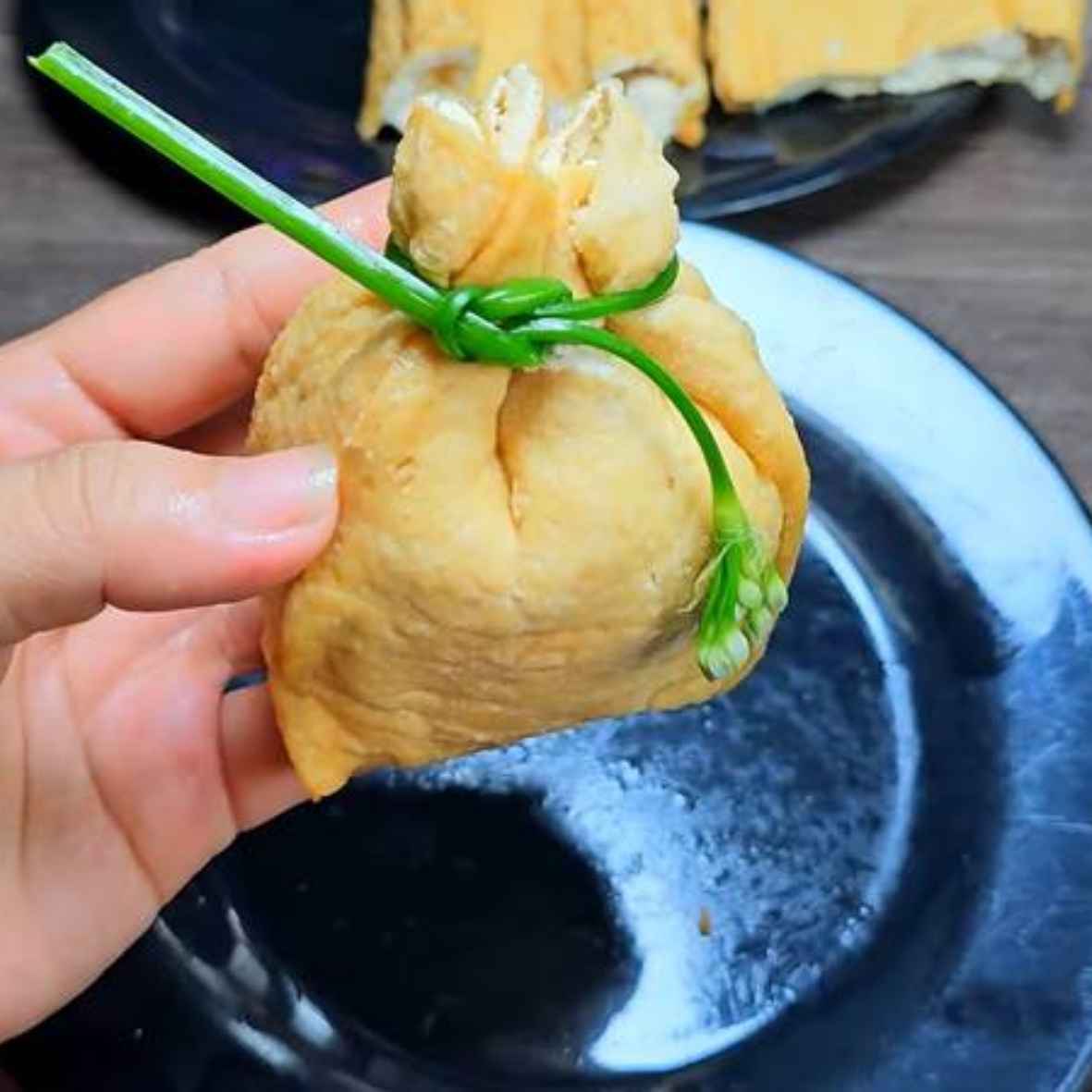 Đậu Hũ Túi Tiền chay_ Hướng dẫn chi tiết cách làm đơn giản 