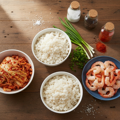 Cơm Lười Tôm Kim Chi Cay Nồng Yumifoods (2)