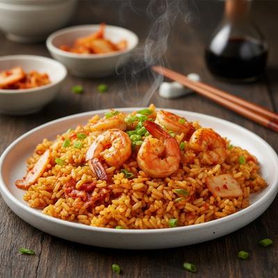 Cơm Lười Tôm Kim Chi Cay Nồng Yumifoods (2)