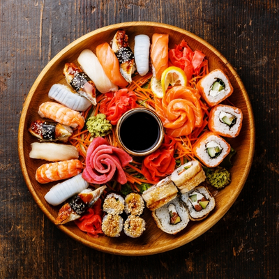 Giải Mã Các Món Ăn Mang Lại May Mắn Theo Phong Tục Nhật Bản, sushi
