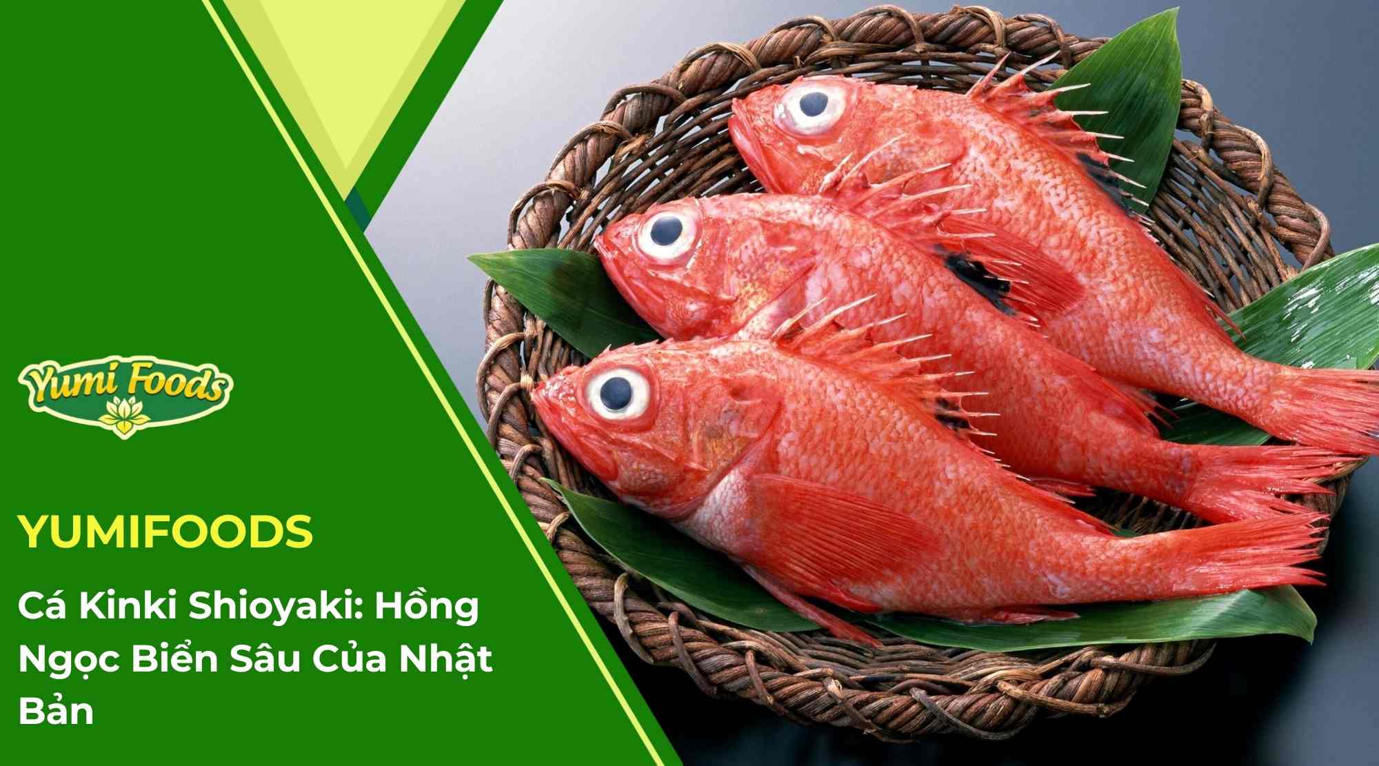 Cá Kinki Shioyaki Hồng Ngọc Biển Sâu Của Nhật Bản