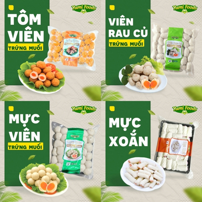 Yumifoods Ra Mắt Dòng Viên Thả Lẩu Trứng Muối Mới