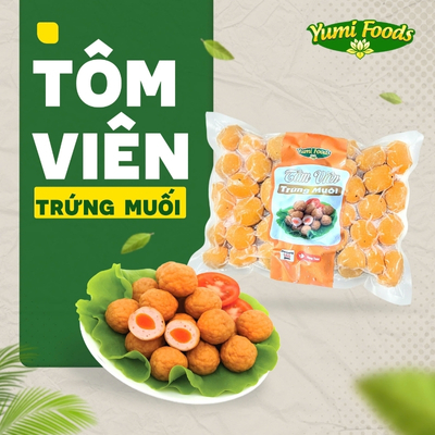 Yumifoods Ra Mắt Dòng Viên Thả Lẩu Trứng Muối Mới